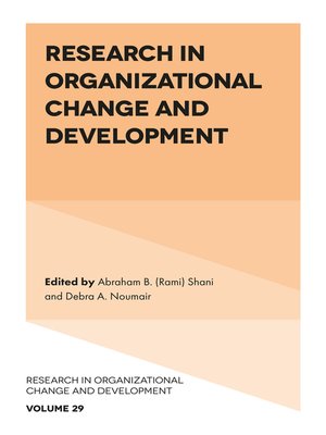 cover image of Research in Organizational Change and Development, Volume 29
